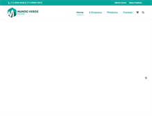 Tablet Screenshot of paisagismomundoverde.com.br